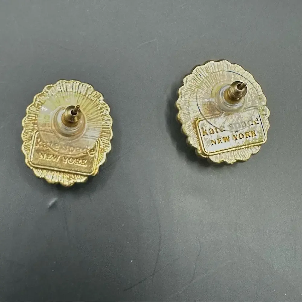 Kate Spade NY Steal The Spotlight Pave Stud Earrings Pierced Casual Retro Preppy